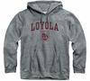 Picture of Barnesmith Loyola University (Chicago) Ramblers Hooded Sweatshirt, Heritage, Charcoal Grey, X-Large