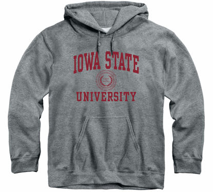 Picture of Barnesmith Iowa State University Cyclones Hooded Sweatshirt, Heritage, Charcoal Grey, Medium