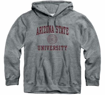 Picture of Barnesmith Arizona State University Sun Devils Hooded Sweatshirt, Heritage, Charcoal Grey, XX-Large