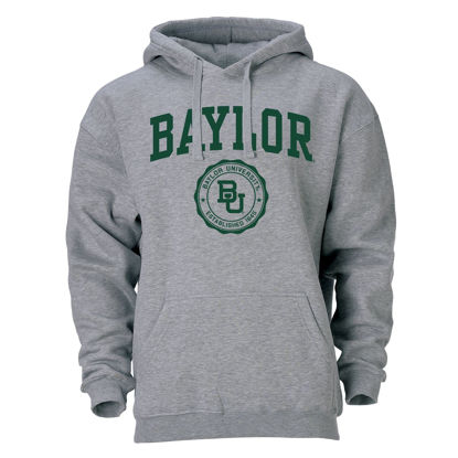 Picture of Barnesmith Baylor University Bears Hooded Sweatshirt, Heritage, Charcoal Grey, Small