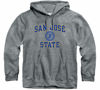 Picture of Barnesmith San Jose State University Spartans Hooded Sweatshirt, Heritage, Charcoal Grey, Small