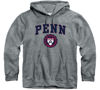 Picture of Barnesmith UPenn University of Pennsylvania Quakers Hooded Sweatshirt, Heritage, Charcoal Grey, Large