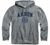 Picture of Barnesmith University of Akron Zips Hooded Sweatshirt, Heritage, Charcoal Grey, Small