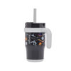 Picture of REDUCE 14 Oz Coldee Kids Tumbler with Lid and Straw - Coldee Insulated Travel Mug - Spill-Proof, Sweatproof Stainless Steel, BPA-Free - Includes Handle, Reusable Silicone Straw - Galaxy