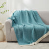 Picture of Snuggle Sac Blue Throw XL Blanket 50x70,Super Soft Warm Blankets Oversized Throw Knit Blankets Fuzzy Plush Blankets, Royal Blue, 50x70 inches
