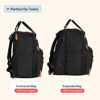 Picture of BabbleRoo Extra Large Diaper Bag Backpack, Expandable Baby Bag with Up to 50% More Capacity - Travel Essentials Baby Bag Tote with Changing Pad, Stroller Straps & Pacifier Case - Unisex, Black