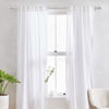 Picture of IFELS Heavy Duty Curtain Rods for Windows 66 to 120 Inch, 1 Inch Silver Window Curtain Rod for Bedroom, Living Room, Outdoor, Adjustable Easy Install Long Modern Curtain Rods(A1,Silver,30"-120")