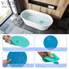 Picture of V-TOP Strainer Stopper 4 Pack, Universal Silicone Kitchen Drain Strainer Cover Plug Stopper Kit, 4.5 Inch Stainless Steel Filter Strainer, Food Catcher for Kitchen