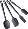 Picture of ChefAide 4 Pieces Silicone Spatula Set, Food Grade Rubber Spatula, Upgrade Strong Handle with Ergonomic Grip, Heat Resistant for Nonstick Cookware, Cooking