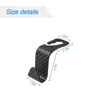 Picture of Hanemia Car Back Seat Headrest Hooks, 4 Pack Carbon Fiber Stylish Back Seat Hanger for Car Handbag Clothes Coats Grocery Bags, Car Interior Accessories (Carbon Fibre/Black)
