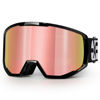 Picture of EXP VISION Ski/Snowboard Goggles for Men Women, OTG Snow Goggles Anti Fog UV Protection (Black Frame Rose Gold)