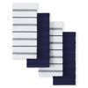 Picture of KitchenAid Albany Kitchen Towel 4-Pack Set, Cobalt Blue/White, 16"x26"