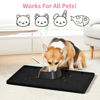 Picture of Sdpeia Under Sink Organizer Waterproof Under Sink Mat for Kitchen and Bathroom - Protects Cabinets from Leaks 22 x 14 inches Shelf Liner Feeding Mat Litter Mat(Black)