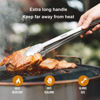 Picture of Eddeas Grill Tongs, 17 Inch Extra Long BBQ Tongs, Heat Resistant 600 Degrees Stainless Steel tongs, Kitchen Metal Locking Tongs for Cooking, Grilling, Outdoor Barbecue