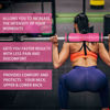 Picture of NEALFIT Barbell Pad -Squat Bar Pad-Great for Weightlifting,Lunges and Hip Thrusts-Foam Sponge Pad-Fit Standard and Olympic Bars Perfectly