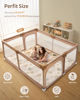 Picture of Blissful Diary Baby Play Mats for Floor, 71x59 Inch Extra Thicker & Large Soft Cushioning Foam Playmats for Babies and Toddlers, Foldable Washable Baby Crawling Mat for Playpen, Earth Tones Design