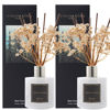 Picture of Cocorrína Premium Reed Diffuser Set with Preserved Baby's Breath & Cotton Stick Black Forest 2 Packs, 6.7oz Scent Fragrance Oil Diffuser for Bedroom Bathroom Home Décor