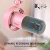 Picture of FIFINE XLR/USB Dynamic Microphone, Studio XLR Vocal Podcast Microphone for Recording, USB Streaming Mic with Mute Button, Gain Knob, Headphones Monitoring for Voice-Over, Video-Amplitank K688 Pink