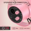 Picture of FIFINE XLR/USB Dynamic Microphone, Studio XLR Vocal Podcast Microphone for Recording, USB Streaming Mic with Mute Button, Gain Knob, Headphones Monitoring for Voice-Over, Video-Amplitank K688 Pink