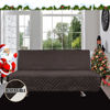 Picture of Easy-Going Futon Sofa Slipcover Reversible Sofa Cover Armless Futon Cover Furniture Protector Couch Cover Water Resistant Pets, Kids, Children, Dog, Cat (Futon, Chocolate/Ivory)