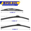 Picture of 3 wipers Replacement for 2018-2023 Chevy Chevrolet Traverse, Windshield Wiper Blades Original Equipment Replacement - 24"/20"/10" (Set of 3) U/J HOOK