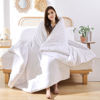 Picture of ROSGONIA Oversized King Comforter White, 3pcs(1 Boho Comforter & 2 Pillowcases) Soft Lightweight Oversized King Size Comforter Sets All Season Bedding