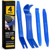 Picture of Auto Trim Removal Tool Set - 4pcs (No Scratch Plastic Pry Tool Kit) - Auto Trim Tool Car Tools, Easy Door Panel Removal Tool, Fastener Removal, Clip, Molding, Dashboards, Interior Trim Tools