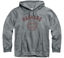 Picture of Barnesmith Harvard University Crimson Hooded Sweatshirt, Heritage, Charcoal Grey, X-Large
