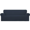 Picture of Easy-Going Stretch Sofa Slipcover 1-Piece Sofa Cover Furniture Protector Couch Soft with Elastic Bottom for Kids, Polyester Spandex Jacquard Fabric Small Checks (Sofa, Dark Blue)