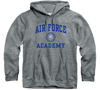 Picture of Barnesmith United States Air Force Academy USAF Falcons Hooded Sweatshirt, Heritage, Charcoal Grey, Small