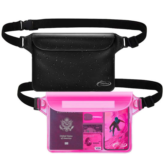 Picture of AiRunTech Waterproof Sling Shoulder Bag for Women Men, Amusement Theme Park Mexico Cancun Vacation Essentials Accessories Must Haves,Waterproof Pouch for Phone Passport Wallet Purse with Waist Strap