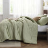 Picture of Bedsure California King Comforter Set - Olive Green, 3 Piece Bedding Set, 1 Comforter 104"x96" and 2 Pillow Shams 20"x36"+2"