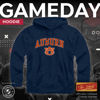 Picture of Campus Colors Adult Arch & Logo Soft Style Gameday Hooded Sweatshirt (Auburn Tigers - Navy, Medium)