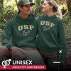 Picture of Campus Colors Adult Arch & Logo Soft Style Gameday Hooded Sweatshirt (USF Bulls - Green, X-Large)