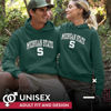 Picture of Campus Colors Adult Arch & Logo Soft Style Gameday Hooded Sweatshirt (Michigan State Spartans - Green, Medium)