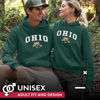 Picture of Campus Colors Adult Arch & Logo Soft Style Gameday Hooded Sweatshirt (Ohio Bobcats - Green, Small)