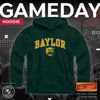 Picture of Campus Colors Adult Arch & Logo Soft Style Gameday Hooded Sweatshirt (Baylor Bears - Team Color, X-Large)