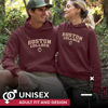 Picture of Campus Colors Adult Arch & Logo Soft Style Gameday Hooded Sweatshirt (Boston College Eagles - Maroon, X-Large)