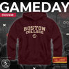 Picture of Campus Colors Adult Arch & Logo Soft Style Gameday Hooded Sweatshirt (Boston College Eagles - Maroon, X-Large)