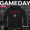 Picture of Campus Colors Adult Arch & Logo Soft Style Gameday Hooded Sweatshirt (San Diego State Aztecs - Black, XX-Large)