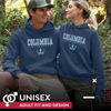 Picture of Campus ColorsCampus Colors Adult Arch & Logo Soft Style Gameday Hooded Sweatshirt (Columbia Lions - Blue, XX-Large)