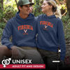 Picture of Campus Colors Adult Arch & Logo Soft Style Gameday Hooded Sweatshirt (Virginia Cavaliers - Navy, Large)