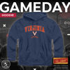 Picture of Campus Colors Adult Arch & Logo Soft Style Gameday Hooded Sweatshirt (Virginia Cavaliers - Navy, Large)