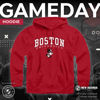 Picture of Campus Colors Adult Arch & Logo Soft Style Gameday Hooded Sweatshirt (Boston Terriers - Red, X-Large)