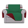Picture of Easy-Going Chair Sofa Slipcover Reversible Sofa Cover Water Resistant Couch Cover Furniture Protector Cover with Elastic Straps for Pets Kids Children Dog Cat (Chair, Green/Christmas Red)