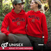 Picture of Campus Colors Adult Arch & Logo Soft Style Gameday Hooded Sweatshirt (Maryland Terrapins - Red, Medium)