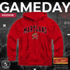 Picture of Campus Colors Adult Arch & Logo Soft Style Gameday Hooded Sweatshirt (Maryland Terrapins - Red, Medium)