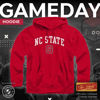Picture of Campus Colors Adult Arch & Logo Soft Style Gameday Hooded Sweatshirt (NC State Wolfpack - Red, XX-Large)