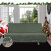 Picture of Easy-Going Futon Sofa Slipcover Reversible Sofa Cover Armless Futon Cover Furniture Protector Couch Cover Water Resistant Pets, Kids, Children, Dog, Cat (Futon, Greyish Green/Beige)