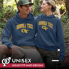 Picture of Campus Colors Adult Arch & Logo Soft Style Gameday Hooded Sweatshirt (Georgia Tech Yellowjackets - Navy, XX-Large)